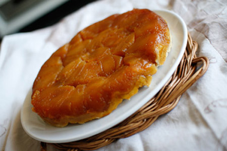 Tarte aux pommes retournées (genre tatin)